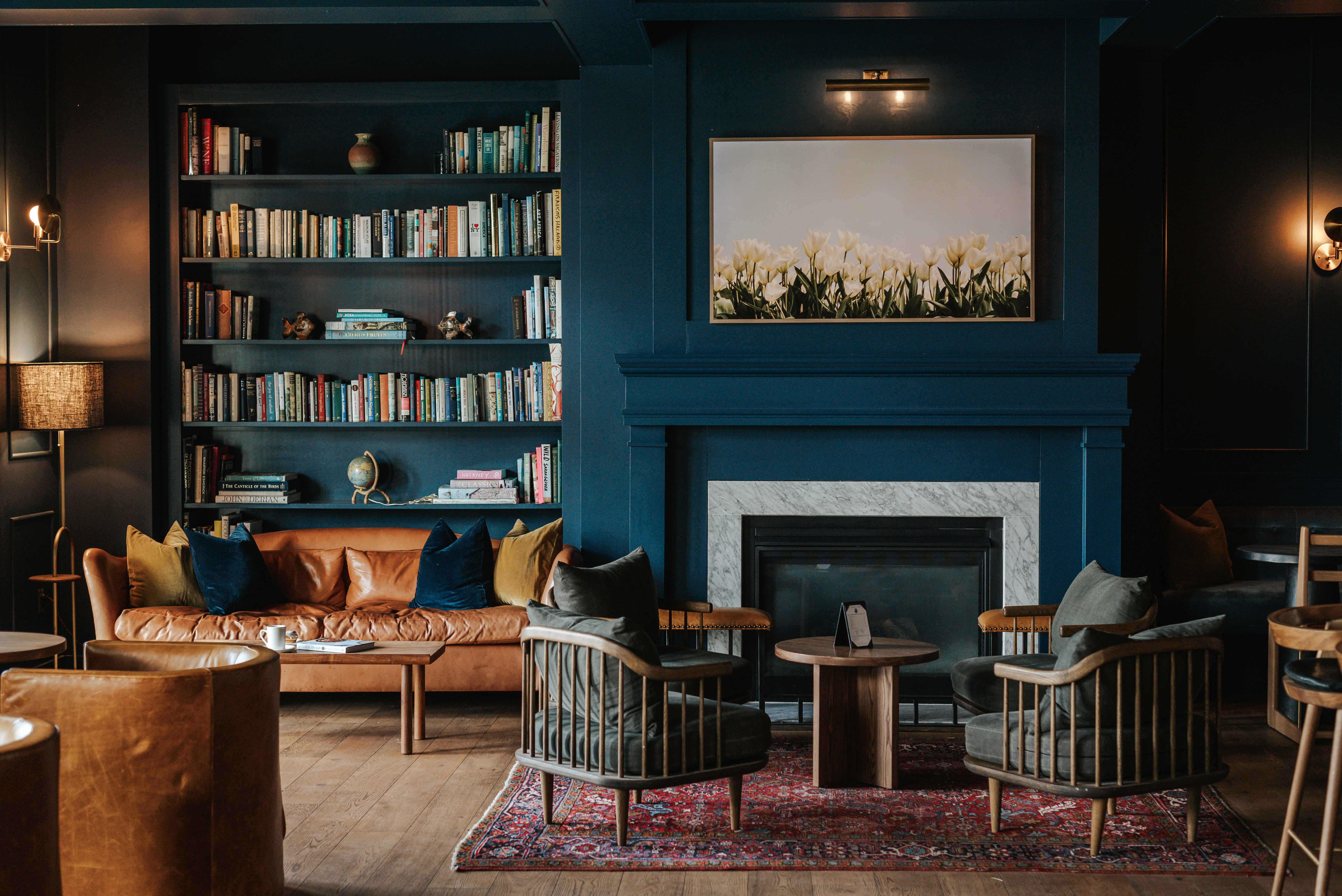 The Library at The Lake House